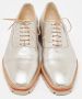 Christian Louboutin Pre-owned Leather flats Gray Dames - Thumbnail 3