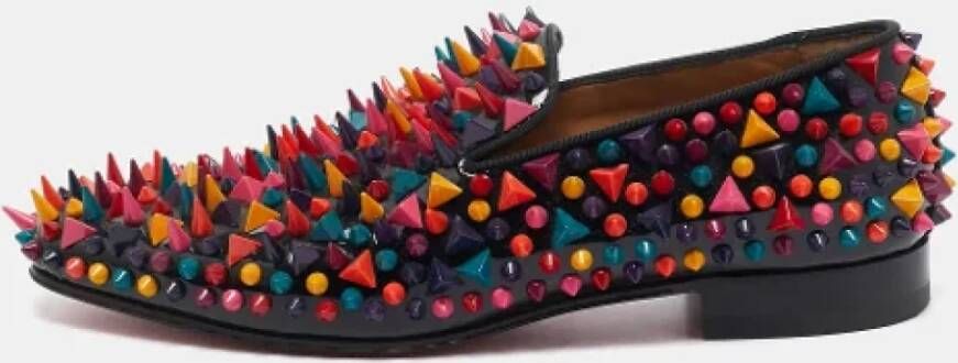 Christian Louboutin Pre-owned Leather flats Multicolor Dames