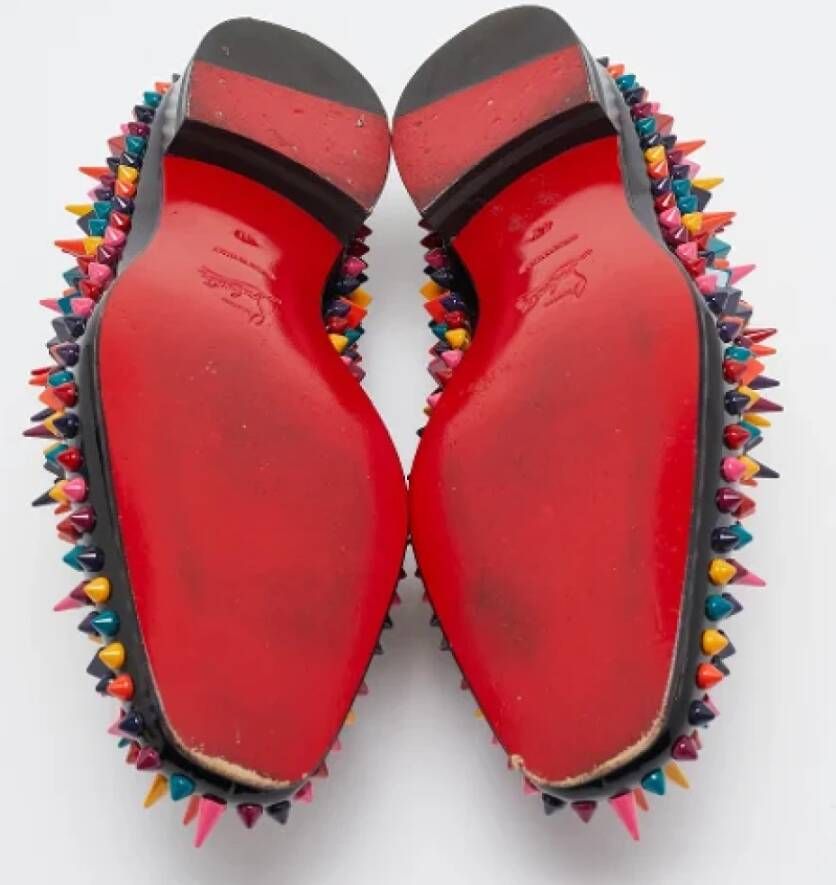 Christian Louboutin Pre-owned Leather flats Multicolor Dames