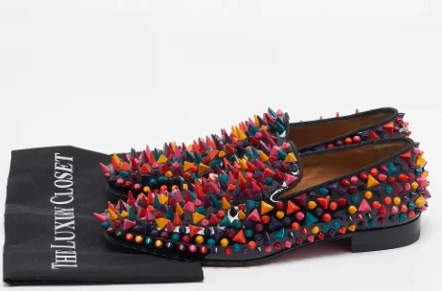 Christian Louboutin Pre-owned Leather flats Multicolor Dames