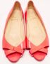 Christian Louboutin Pre-owned Leather flats Pink Dames - Thumbnail 2