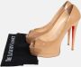 Christian Louboutin Pre-owned Leather heels Beige Dames - Thumbnail 9