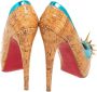 Christian Louboutin Pre-owned Leather heels Beige Dames - Thumbnail 4