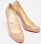 Christian Louboutin Pre-owned Leather heels Beige Dames - Thumbnail 4