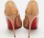 Christian Louboutin Pre-owned Leather heels Beige Dames - Thumbnail 4