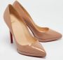 Christian Louboutin Pre-owned Leather heels Beige Dames - Thumbnail 4