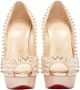 Christian Louboutin Pre-owned Leather heels Beige Dames - Thumbnail 3