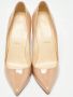 Christian Louboutin Pre-owned Leather heels Beige Dames - Thumbnail 3