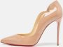 Christian Louboutin Pre-owned Leather heels Beige Dames - Thumbnail 2