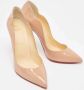 Christian Louboutin Pre-owned Leather heels Beige Dames - Thumbnail 4