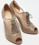 Christian Louboutin Pre-owned Leather heels Beige Dames - Thumbnail 3