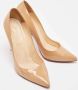 Christian Louboutin Pre-owned Leather heels Beige Dames - Thumbnail 4