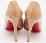 Christian Louboutin Pre-owned Leather heels Beige Dames - Thumbnail 5