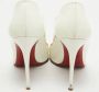 Christian Louboutin Pre-owned Leather heels Beige Dames - Thumbnail 4