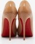 Christian Louboutin Pre-owned Leather heels Beige Dames - Thumbnail 4