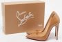 Christian Louboutin Pre-owned Leather heels Beige Dames - Thumbnail 8