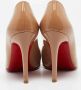 Christian Louboutin Pre-owned Leather heels Beige Dames - Thumbnail 4