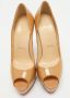 Christian Louboutin Pre-owned Leather heels Beige Dames - Thumbnail 2