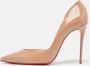 Christian Louboutin Pre-owned Leather heels Beige Dames - Thumbnail 2