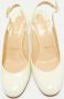 Christian Louboutin Pre-owned Leather heels Beige Dames - Thumbnail 3