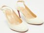 Christian Louboutin Pre-owned Leather heels Beige Dames - Thumbnail 4