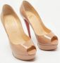 Christian Louboutin Pre-owned Leather heels Beige Dames - Thumbnail 4