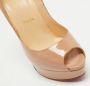 Christian Louboutin Pre-owned Leather heels Beige Dames - Thumbnail 9