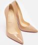 Christian Louboutin Pre-owned Leather heels Beige Dames - Thumbnail 3