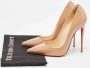 Christian Louboutin Pre-owned Leather heels Beige Dames - Thumbnail 8