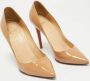 Christian Louboutin Pre-owned Leather heels Beige Dames - Thumbnail 3