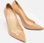 Christian Louboutin Pre-owned Leather heels Beige Dames - Thumbnail 4