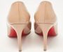 Christian Louboutin Pre-owned Leather heels Beige Dames - Thumbnail 4