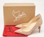 Christian Louboutin Pre-owned Leather heels Beige Dames - Thumbnail 8