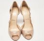 Christian Louboutin Pre-owned Leather heels Beige Dames - Thumbnail 2