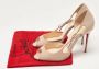 Christian Louboutin Pre-owned Leather heels Beige Dames - Thumbnail 8