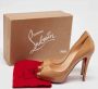 Christian Louboutin Pre-owned Leather heels Beige Dames - Thumbnail 9