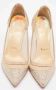 Christian Louboutin Pre-owned Leather heels Beige Dames - Thumbnail 3