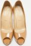 Christian Louboutin Pre-owned Leather heels Beige Dames - Thumbnail 2