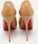 Christian Louboutin Pre-owned Leather heels Beige Dames - Thumbnail 4