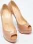 Christian Louboutin Pre-owned Leather heels Beige Dames - Thumbnail 3