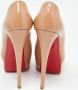 Christian Louboutin Pre-owned Leather heels Beige Dames - Thumbnail 4