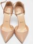 Christian Louboutin Pre-owned Leather heels Beige Dames - Thumbnail 2