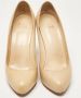 Christian Louboutin Pre-owned Leather heels Beige Dames - Thumbnail 2