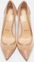 Christian Louboutin Pre-owned Leather heels Beige Dames - Thumbnail 2