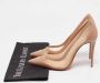 Christian Louboutin Pre-owned Leather heels Beige Dames - Thumbnail 8