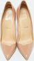 Christian Louboutin Pre-owned Leather heels Beige Dames - Thumbnail 2