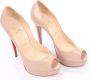 Christian Louboutin Pre-owned Leather heels Beige Dames - Thumbnail 3