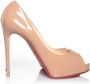 Christian Louboutin Pre-owned Leather heels Beige Dames - Thumbnail 4