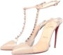 Christian Louboutin Pre-owned Leather heels Beige Dames - Thumbnail 2