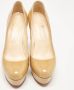 Christian Louboutin Pre-owned Leather heels Beige Dames - Thumbnail 2